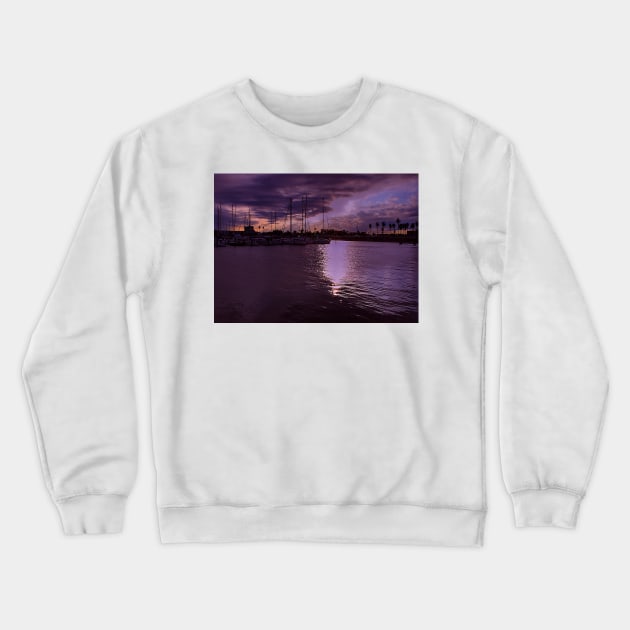 Corpus Christi Sunset- Texas Crewneck Sweatshirt by StonePics